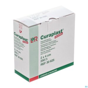 Packshot Curaplast Sensitiv Verb Adh 2x4cm 250 400431