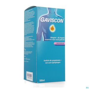 Packshot Gaviscon Anijs Susp Buv 500ml