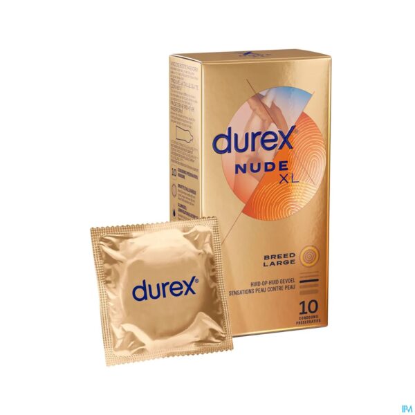 Productshot Durex Nude Xl Condoms 10