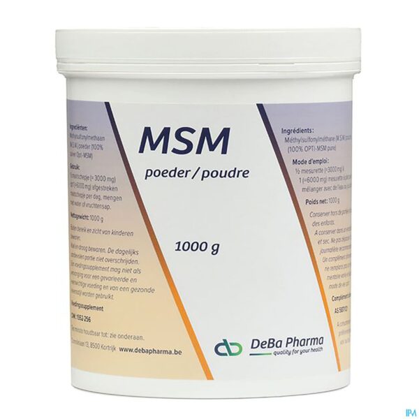 Packshot Msm Pdr Soluble/ Oplosb 1kg Deba