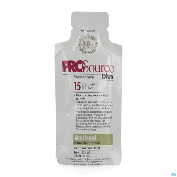 Packshot Prosource Plus Neutraal 15g Eiwit Zakje 1x30ml