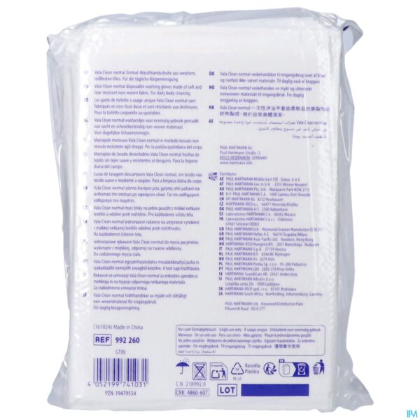Packshot Valaclean Normal Washing Glove 50