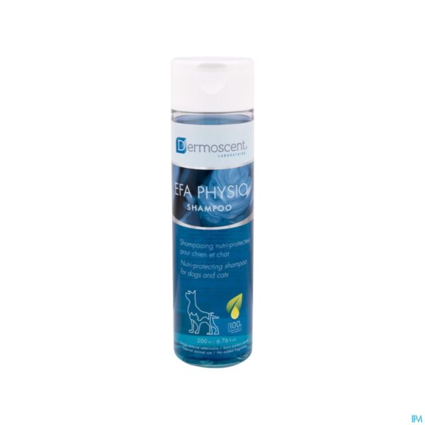 Packshot Dermoscent Efa Physio Shampoo Dog-cat Fl 200ml