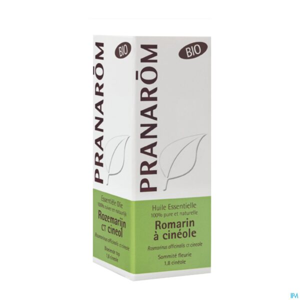Packshot Pranarom Eo Rozemarijn Cineol Bio 10ml Packshot Pranarom Eo Rozemarijn Cineol Bio 10ml