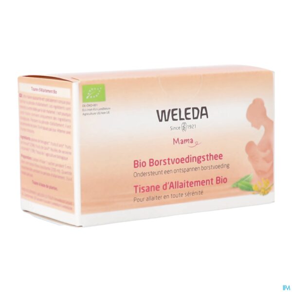 Packshot Weleda Borstvoedingsthee Bio Zakje 20x2g Packshot Weleda Borstvoedingsthee Bio Zakje 20x2g