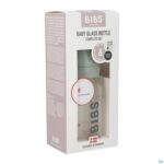 Packshot Bibs Zuigfles Glas 110ml Complete Set Sage