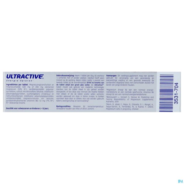 Packshot Ultractive Magnesium 630mg Comp 30