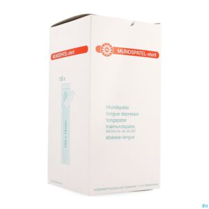 Packshot Noba Tongspatel Hout Steriel 100 5150122
