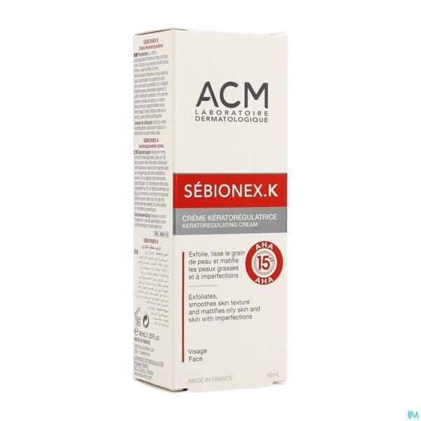 Packshot Sebionex K Creme Tube 40ml