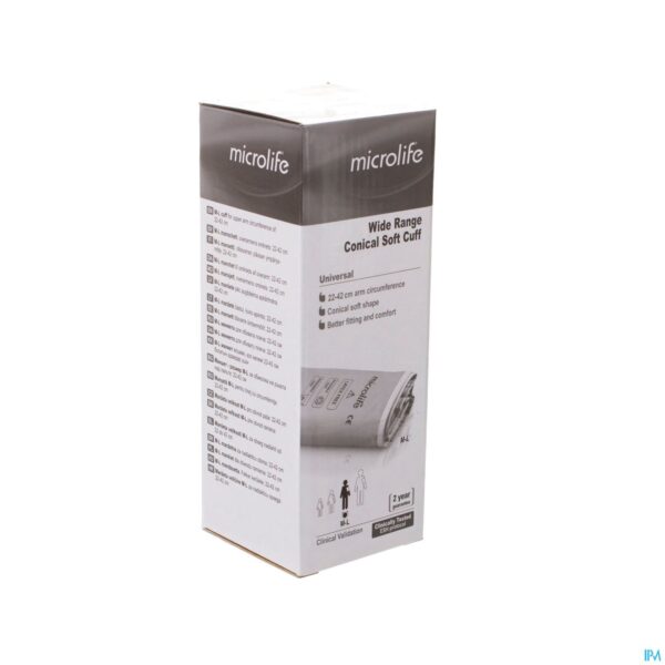 Packshot Microlife Manchet Bloeddrukm. M/l Soft Conic.cuff