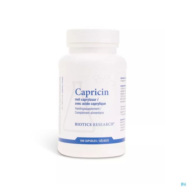 Packshot Capricin Biotics Caps 100