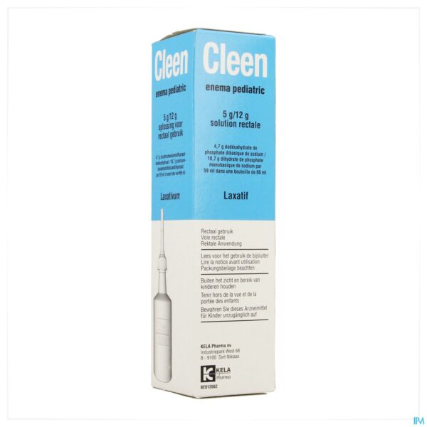 Packshot Cleen Enema Pediatric 5g/12g Opl Rect.gebr.fl 66ml Packshot Cleen Enema Pediatric 5g/12g Opl Rect.gebr.fl 66ml