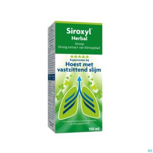 Packshot Siroxyl Herbal Siroop 150ml