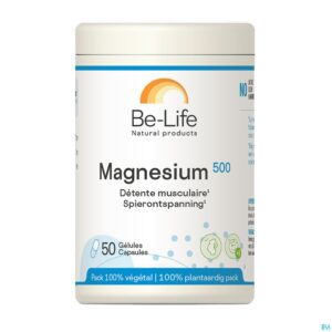 Packshot Magnesium 500 Be Life Pot Gel 50