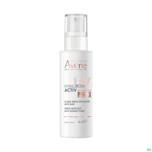 Packshot Avene Hyaluron Activ Uv Spf50 Fluide 40ml