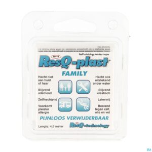Packshot Resq-plast Family 4,5mx25mm Zwart 1