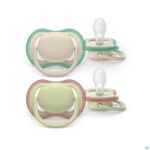 Productshot Philips Avent Fopspeen +6m Air Olive/beige 2