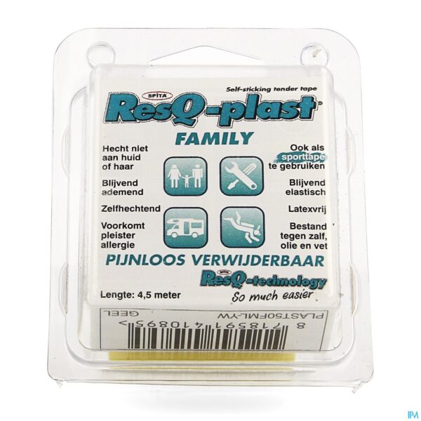 Packshot Resq-plast Family 4,5mx50mm Geel 1