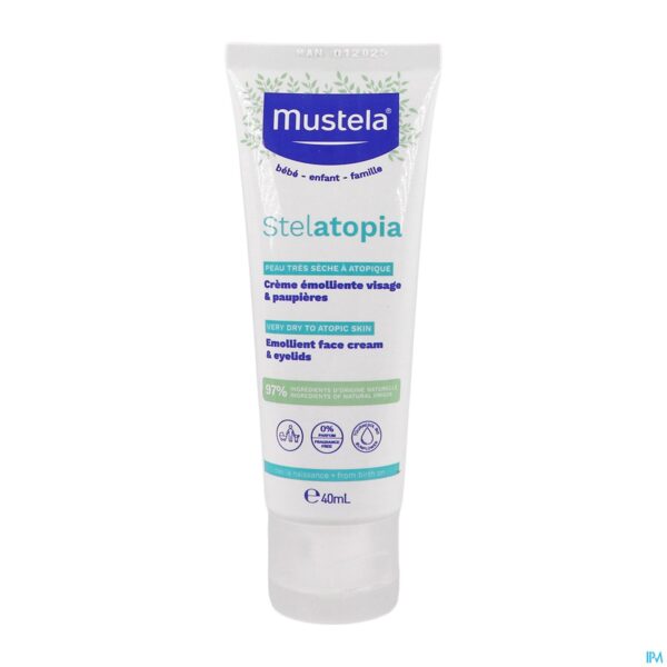 Productshot Mustela Pa Stelatopia Emollierende Cr Gezicht 40ml