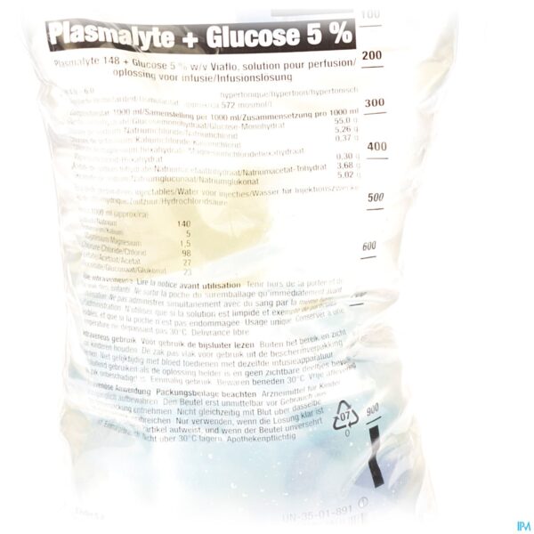 Packshot Bx Plasmalyte 148+glucose5% Viaflo 20 Za 500ml Iv Packshot Bx Plasmalyte 148+glucose5% Viaflo 20 Za 500ml Iv