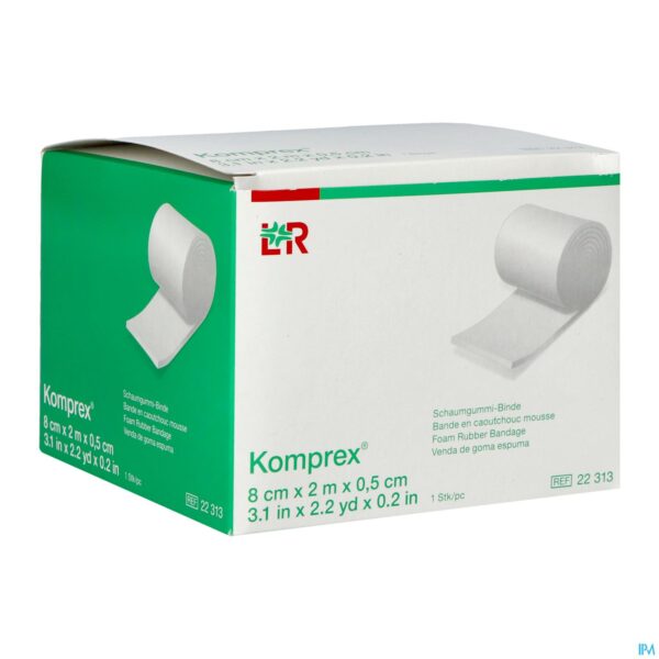 Packshot Komprex Binde 8cmx 2m Dikte 0,5cm 22313
