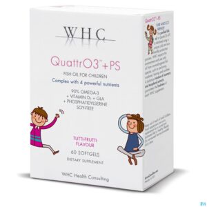 Packshot QuattrO3 + PS Softgels 60