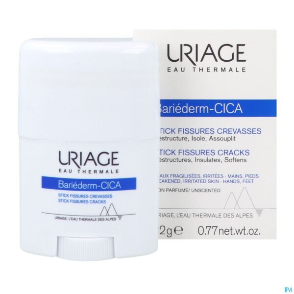 Productshot Uriage Bariederm Kloven-barsten Stick 22g