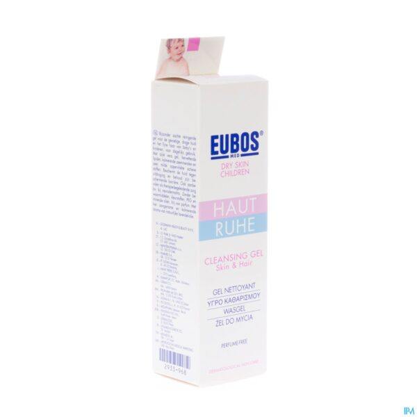 Packshot Eubos Haut Ruhe Baby-kind Wasgel Dh-gev H 125ml