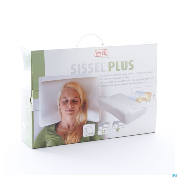 Packshot Sissel Plus Hoofdkussen Orthoped.+overtrek Stretch