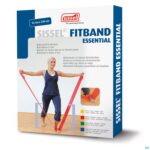 Packshot Sissel Fitband Essential 15cmx2,5m Medium Rood