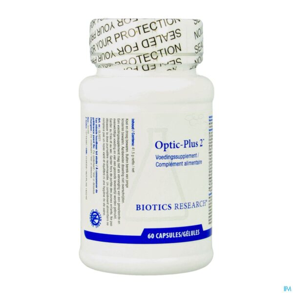 Packshot Optic Plus 2 Biotics Caps 60