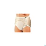 Productshot Suprima 1252 Slip Pvc Breed Drukknopen Geel Xl