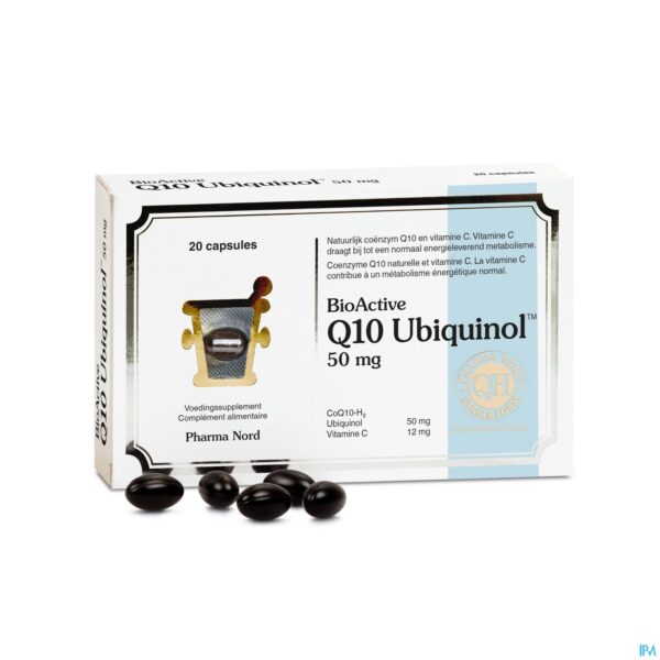 Productshot BioActive Q10 50mg 20 Caps
