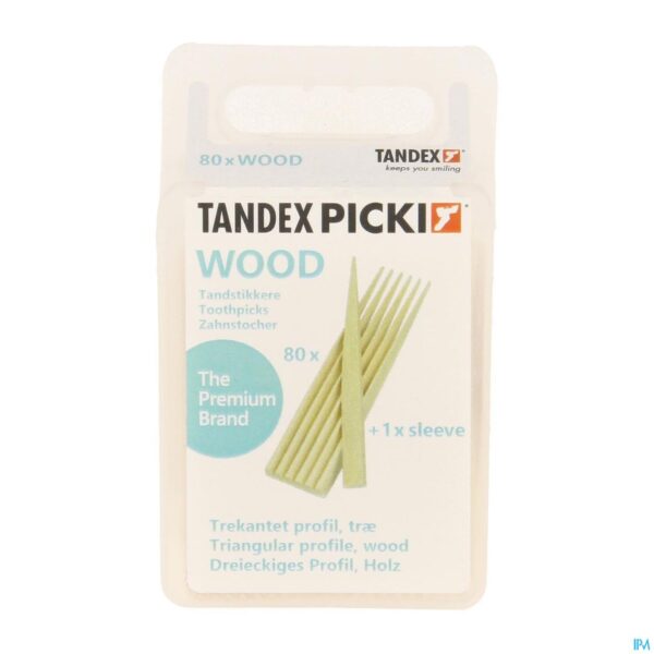 Packshot Tandex Toothpicks Wood 80