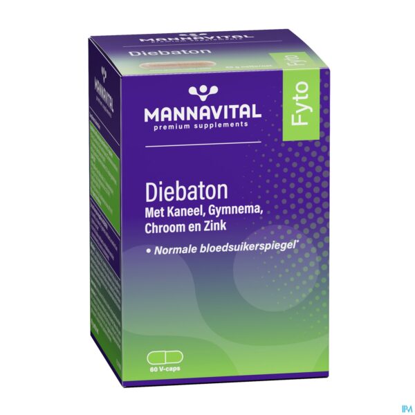 Packshot Mannavital Diebaton V-caps 60