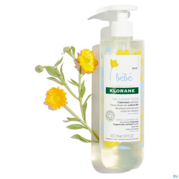 Lifestyle_image Klorane Bb Zacht Reinigingsgel 500ml