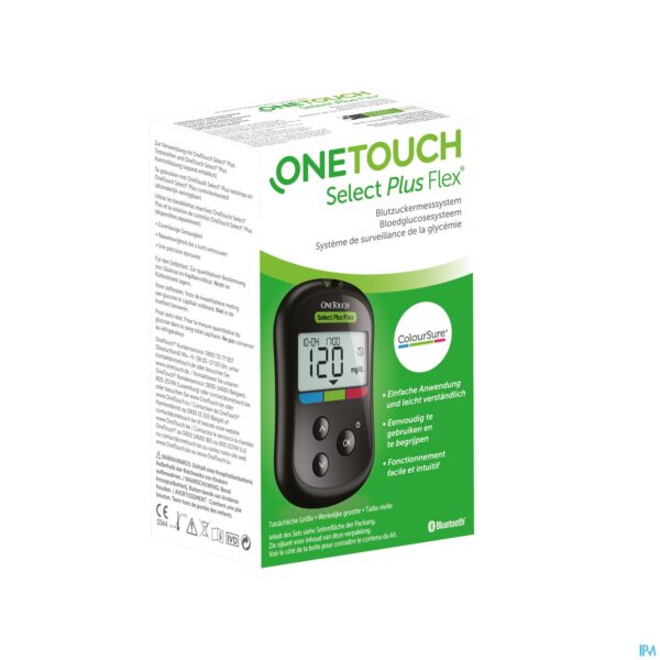 Packshot OneTouch Select Plus Flex Bloedglucosesysteem Packshot OneTouch Select Plus Flex Bloedglucosesysteem