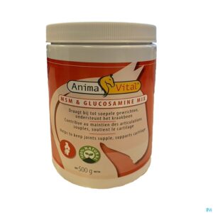 Packshot Animavital Msm Glucosam 500g