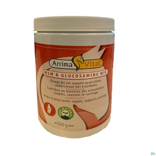 Packshot Animavital Msm Glucosam 500g Packshot Animavital Msm Glucosam 500g