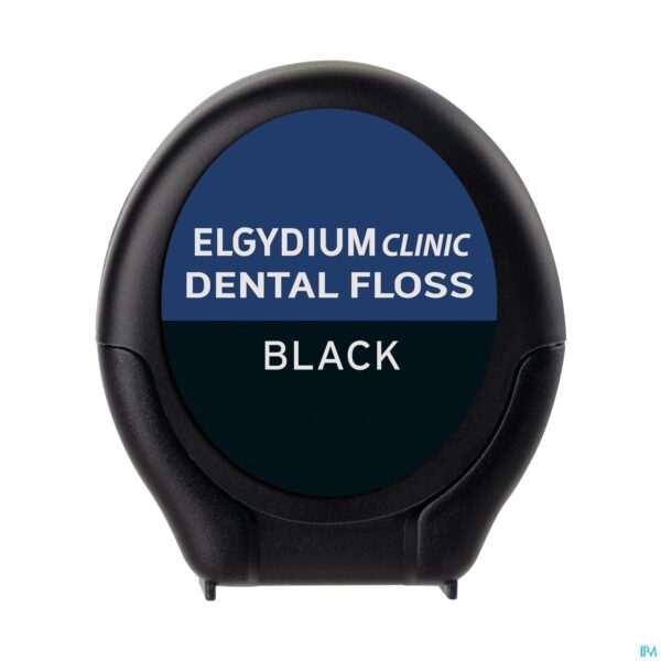 Packshot Elgydium Clinic Dental Floss Black 50m