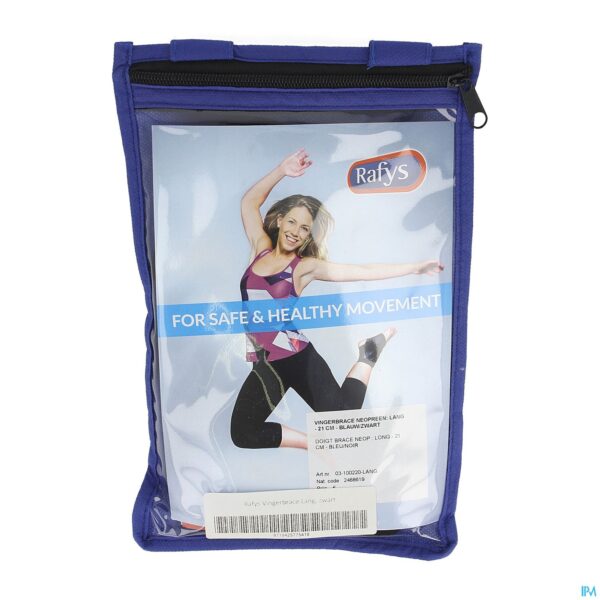 Packshot Rafys Vingerbrace Neop. Blauw Lang 21,0cm 220