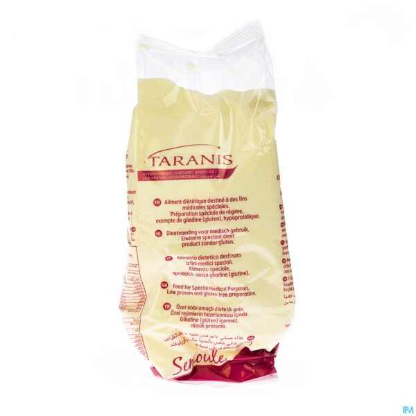 Packshot Taranis Pasta Fijne Griesmeel 500g