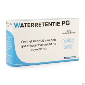 Packshot Waterretentie Pg Pharmagenerix Caps 60