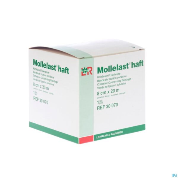 Packshot Mollelast Haft Windel Elast Adh 8cmx20m 30070