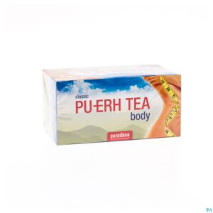 Packshot Purasana Vegan Pu-erh Tea De Vetkiller Zakje 20