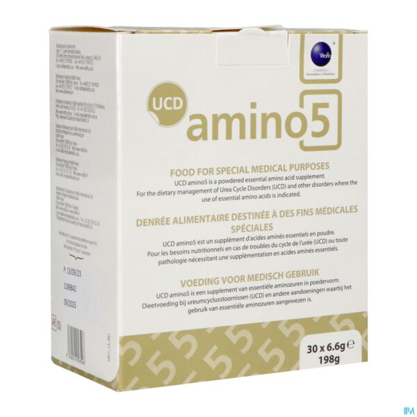 Packshot Ucd Amino 5 Pdr Zakje 30x6,6g