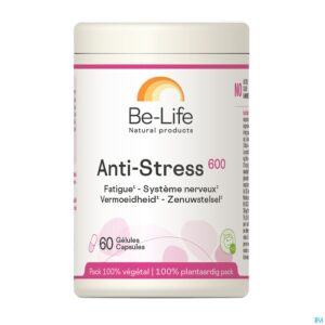 Packshot Anti Stress 600 Be Life Pot Caps 60