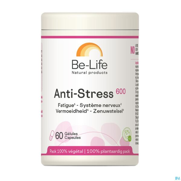 Packshot Anti Stress 600 Be Life Pot Caps 60 Packshot Anti Stress 600 Be Life Pot Caps 60