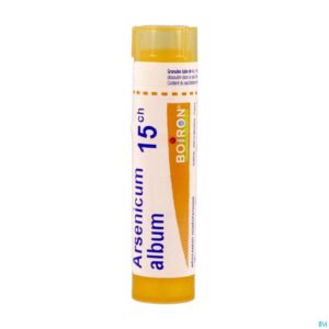 Packshot Arsenicum Album 15ch Gr 4g Boiron