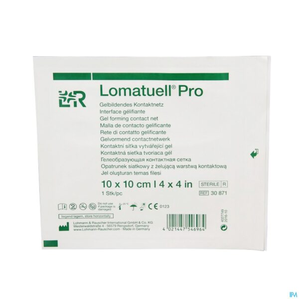 Productshot Lomatuell Pro Kompres Ster 10x10cm 10 30871